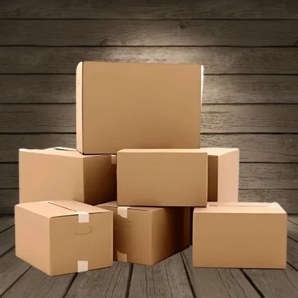 Rectangle 3 ply corrugated box (6" Height)