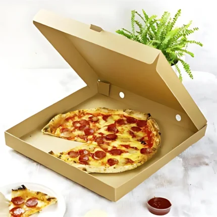 Unprinted Corrugated Pizza Box